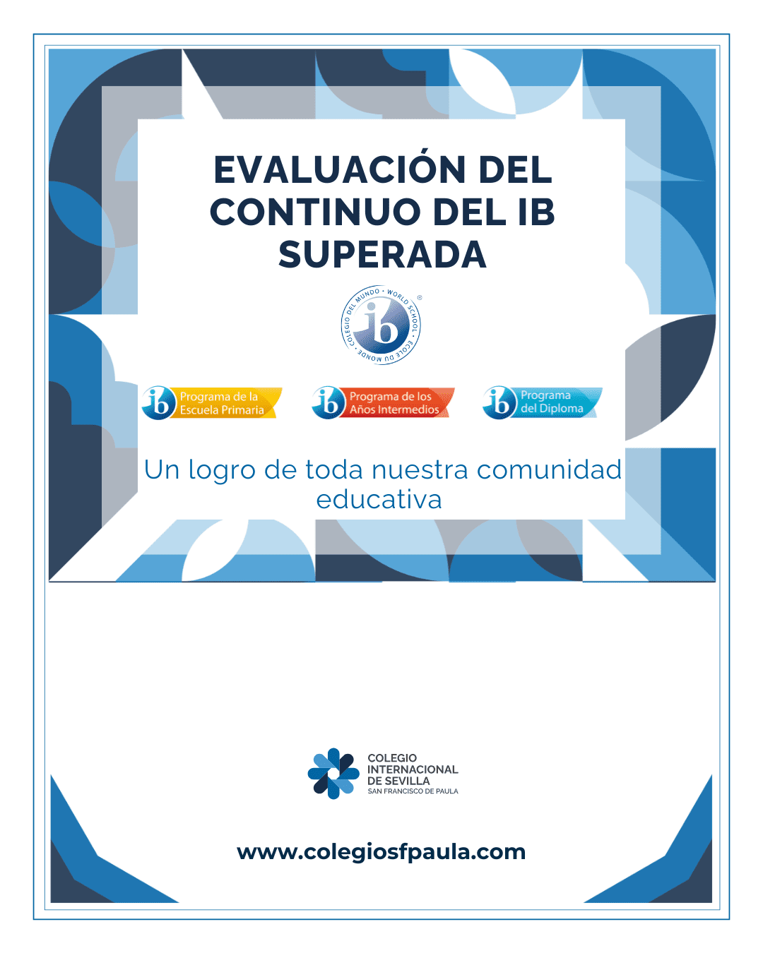 Continuation of the IB: PEP, PAI, Diploma